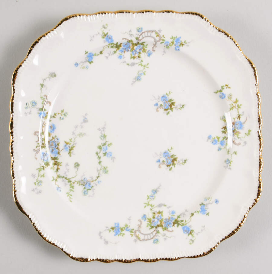 Fleurette Square Salad Plate by Pope Gosser-1
