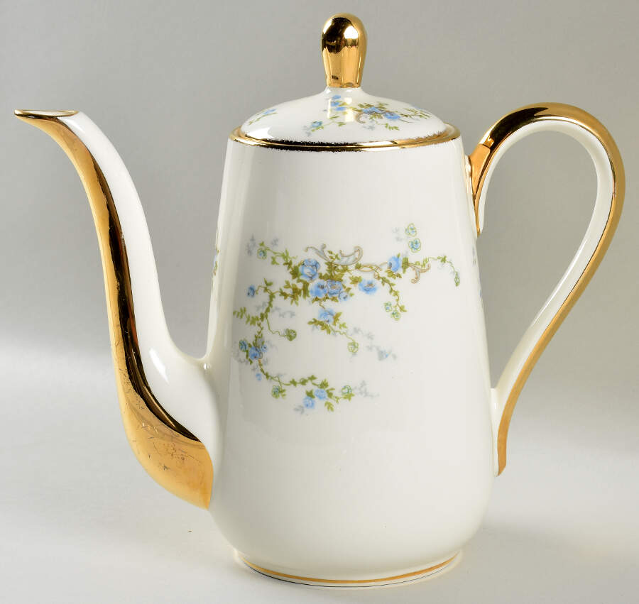 Fleurette Coffee Pot & Lid by Pope Gosser-1