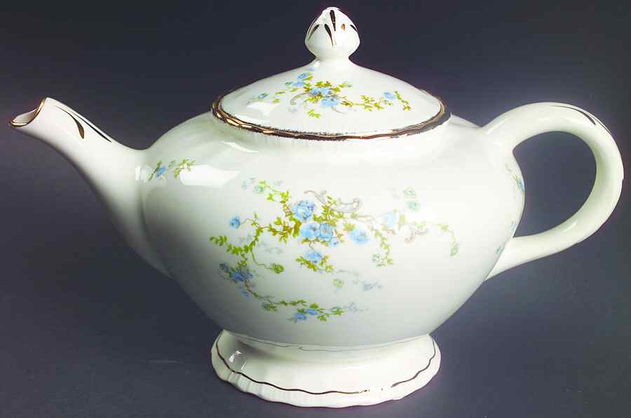 Fleurette Teapot & Lid by Pope Gosser-1