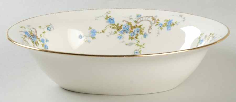 Fleurette 7" Oval Vegetable Bowl by Pope Gosser-1