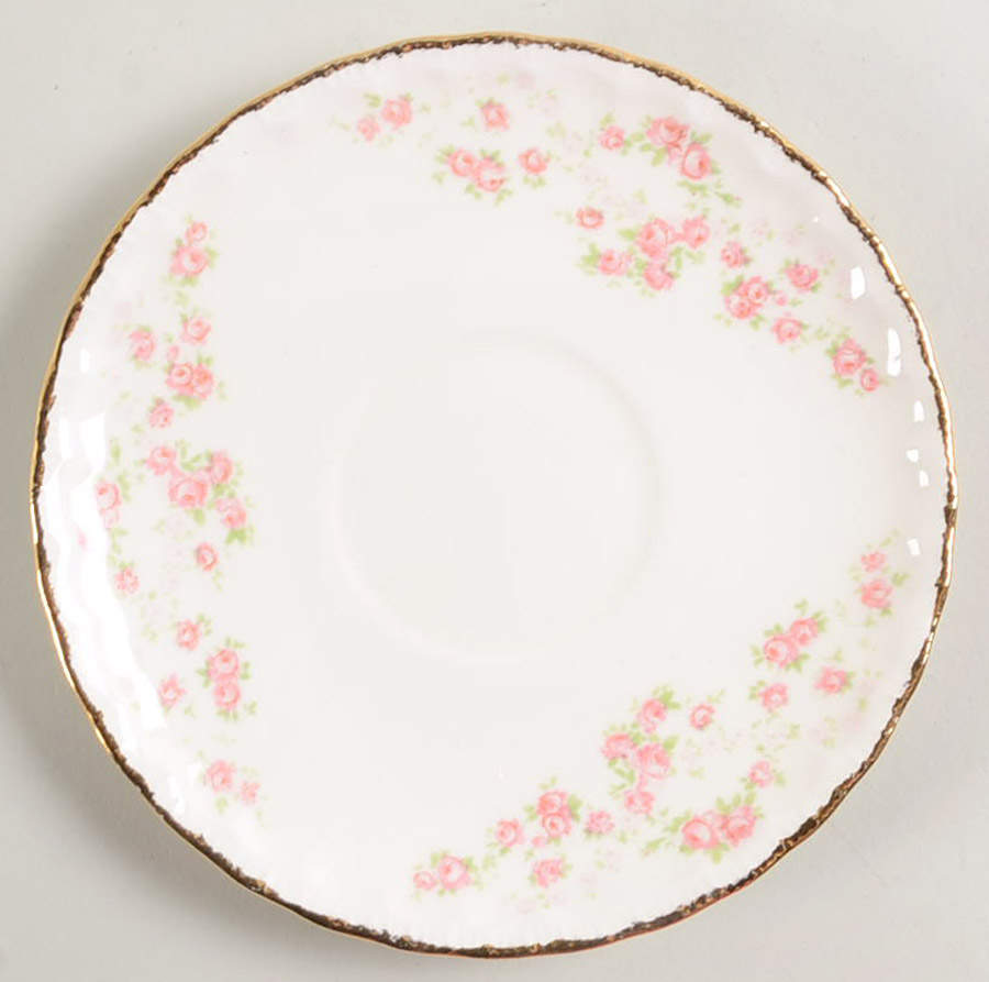 Florence (Scalloped Edge) Saucer for Demitasse Cup by Pope Gosser-1