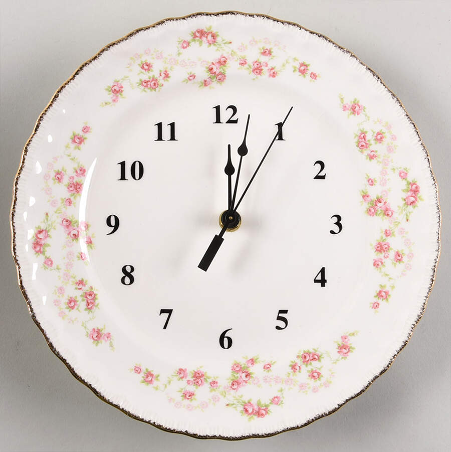 Florence (Scalloped Edge) 1-2" depth  Clock Plate HC by Pope Gosser-1