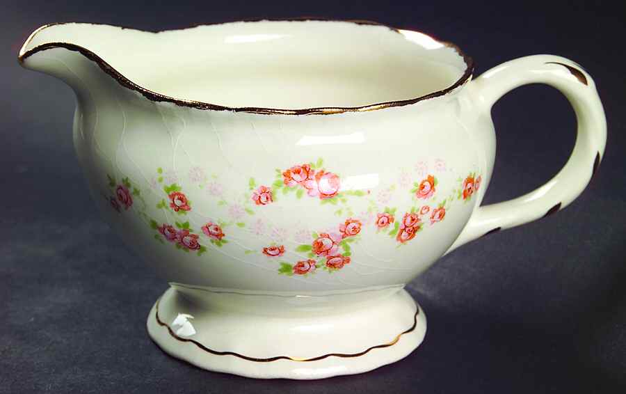 Florence (Scalloped Edge) Creamer by Pope Gosser-1