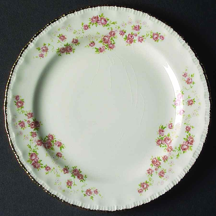Florence (Scalloped Edge) Bread & Butter Plate by Pope Gosser-1