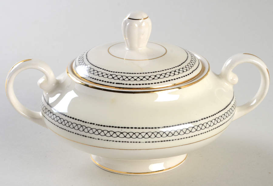 Formal Sugar Bowl & Lid by Pope Gosser-1