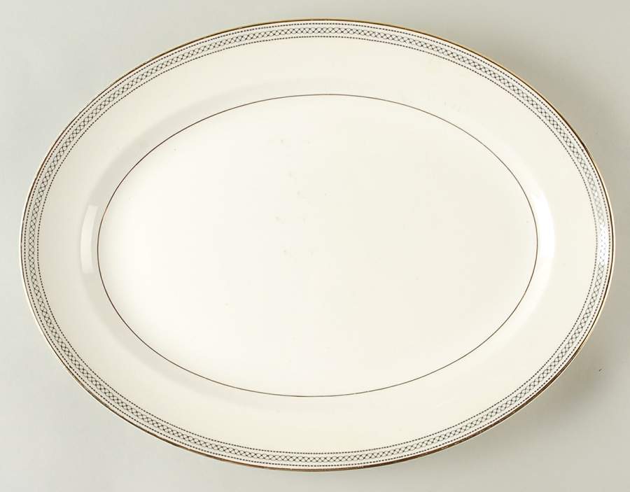 Formal 15" Oval Serving Platter by Pope Gosser-1