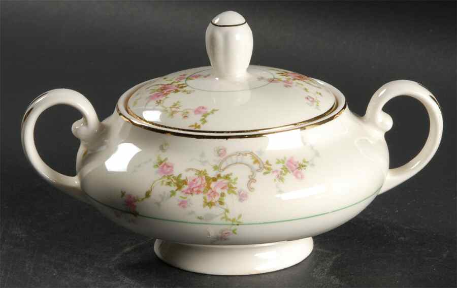 Gwendolyn Sugar Bowl & Lid by Pope Gosser-1
