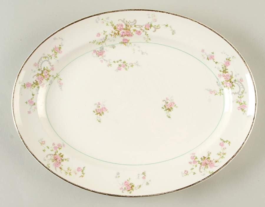 Gwendolyn 11" Oval Serving Platter by Pope Gosser-1