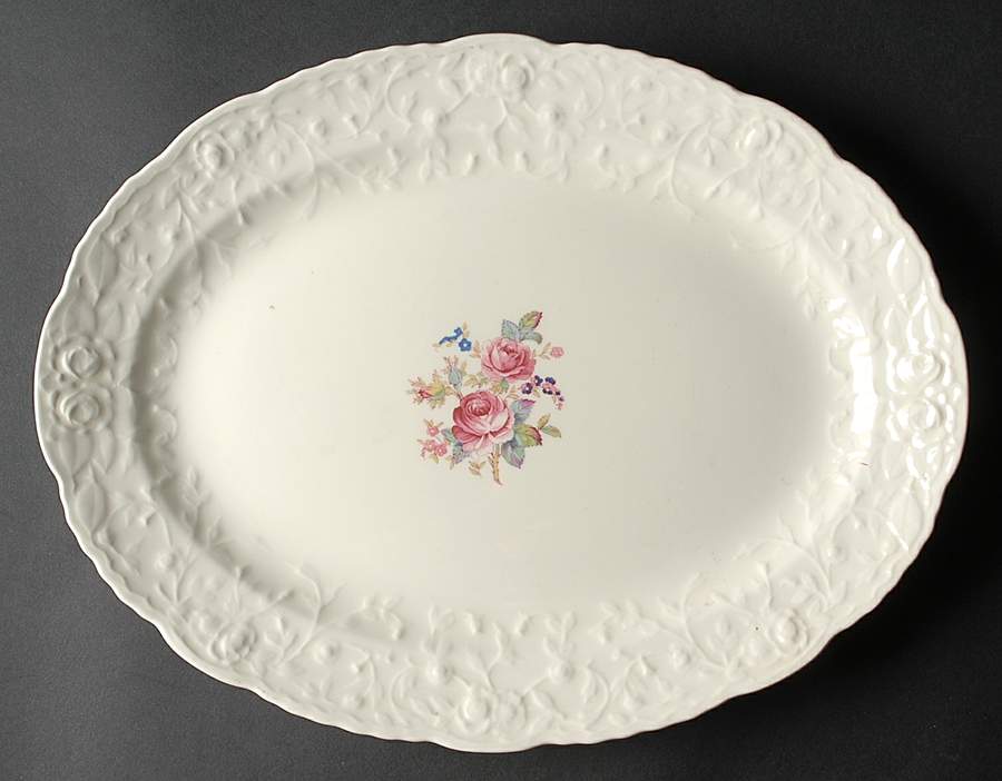 Gypsy Rose 15" Oval Serving Platter by Pope Gosser-1