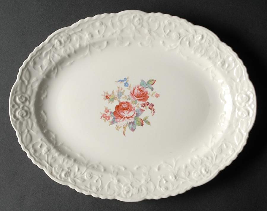 Gypsy Rose 11" Oval Serving Platter by Pope Gosser-1