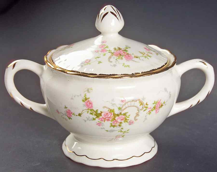 Jean Sugar Bowl & Lid by Pope Gosser-1