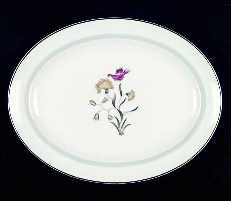 Karen 11" Oval Serving Platter by Pope Gosser-1