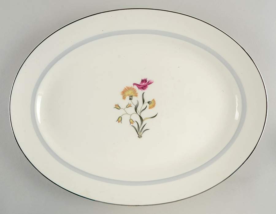 Karen 15" Oval Serving Platter by Pope Gosser-1
