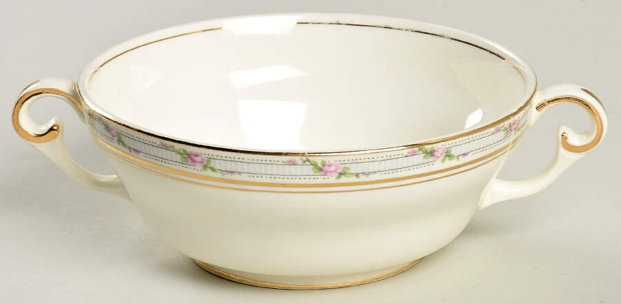 La Belle Flat Cream Soup Bowl by Pope Gosser-1