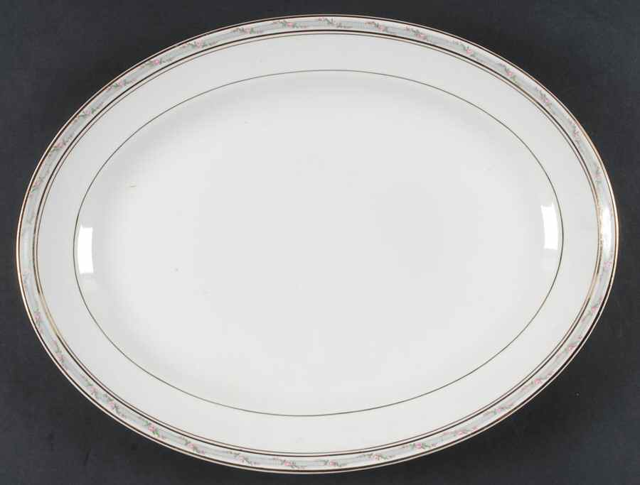 La Belle 15" Oval Serving Platter by Pope Gosser-1