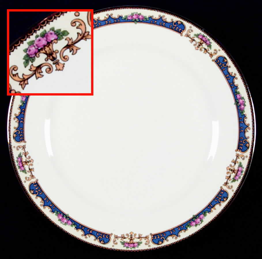 La France Dinner Plate by Pope Gosser-1
