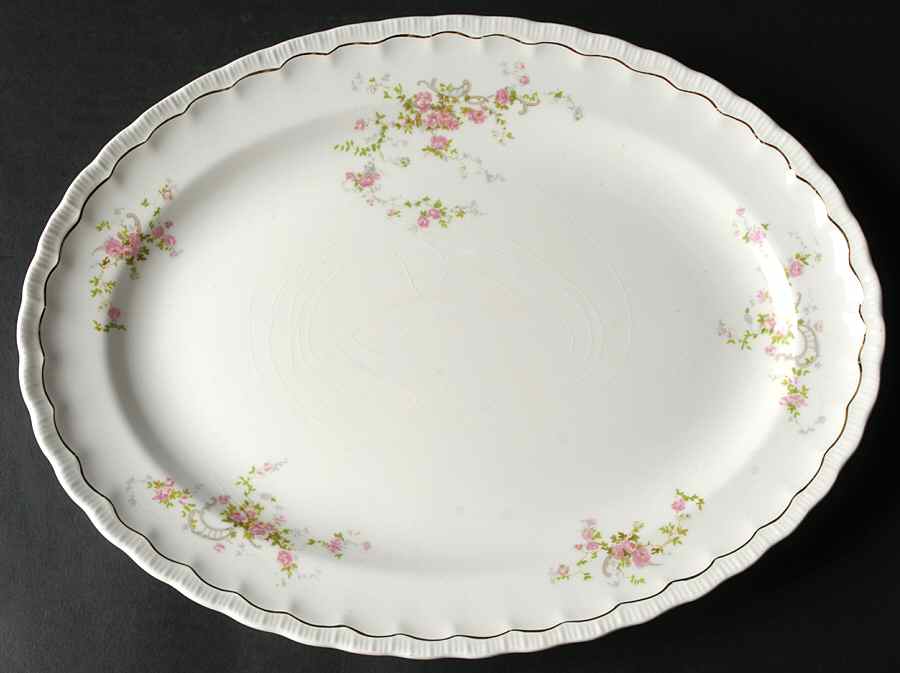 Leon 13" Oval Serving Platter by Pope Gosser-1