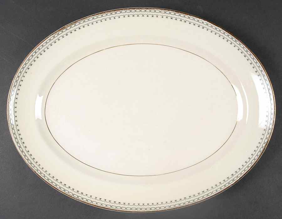 Linda 13" Oval Serving Platter by Pope Gosser-1