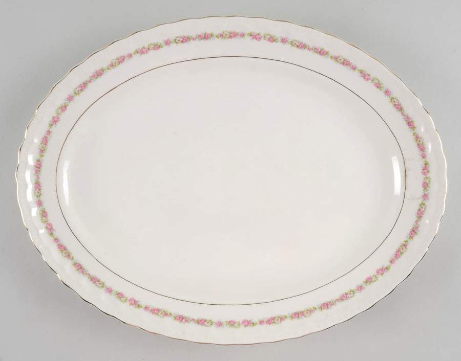 Lurie 15" Oval Serving Platter by Pope Gosser-1