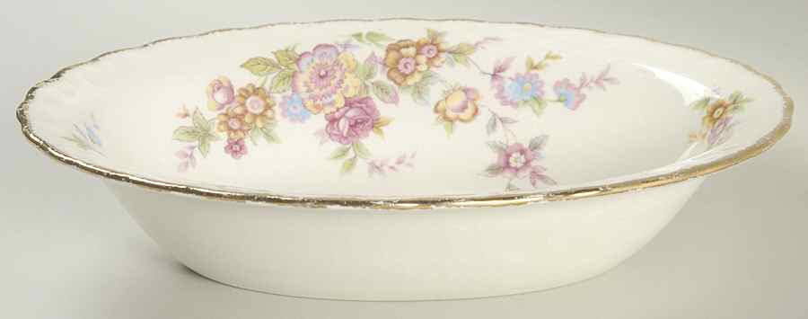Mary Ellen 9" Oval Vegetable Bowl by Pope Gosser-1