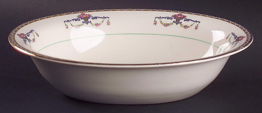 Melrose 9" Oval Vegetable Bowl by Pope Gosser-1