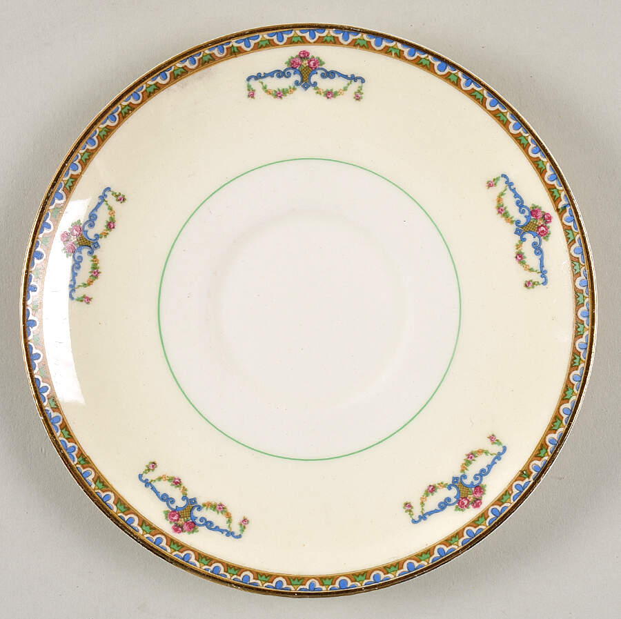 Melrose Saucer for Footed Cup by Pope Gosser-1