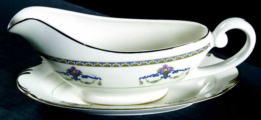 Melrose Gravy Boat & Underplate/Relish by Pope Gosser-1