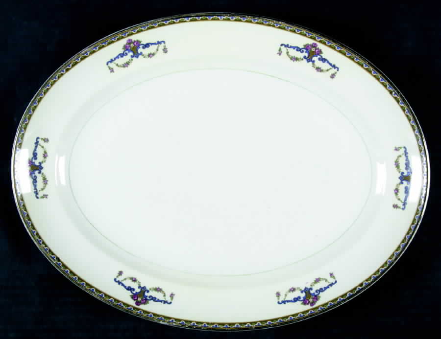 Melrose 13" Oval Serving Platter by Pope Gosser-1