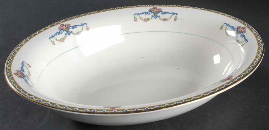 Melrose 10" Oval Vegetable Bowl by Pope Gosser-1