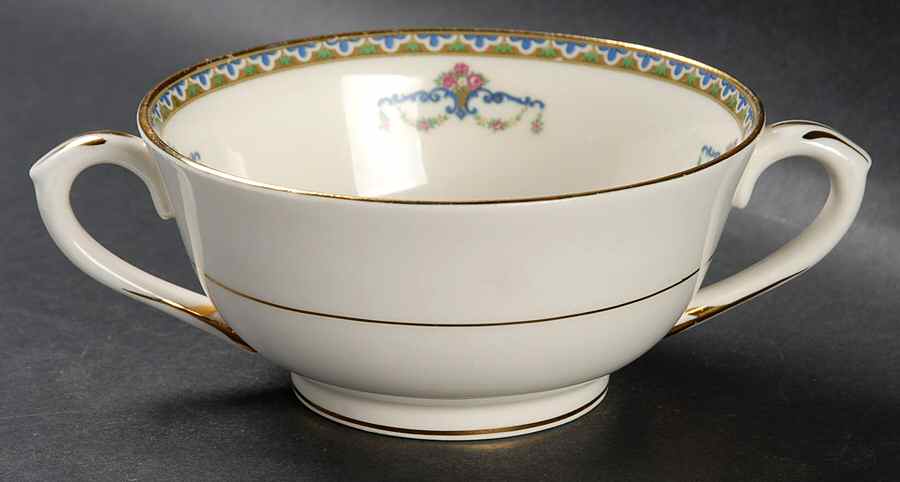 Melrose Footed Cream Soup Bowl by Pope Gosser-1