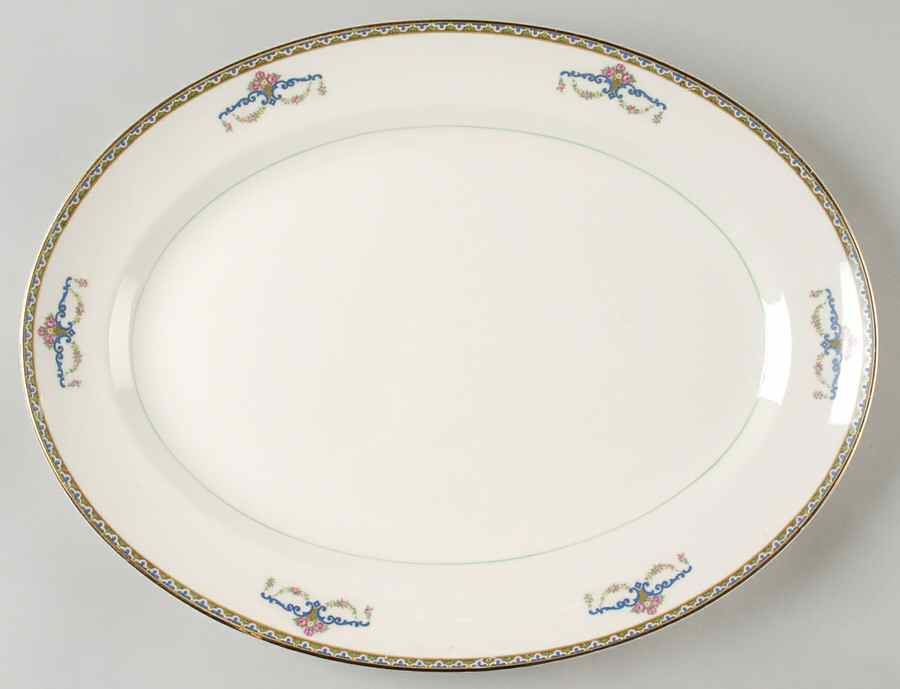 Melrose 15" Oval Serving Platter by Pope Gosser-1