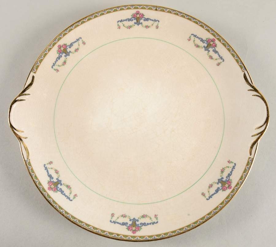 Melrose Handled Cake Plate by Pope Gosser-1