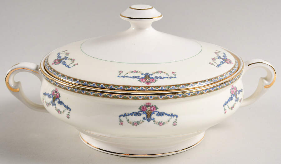 Melrose Round Covered Vegetable by Pope Gosser-1