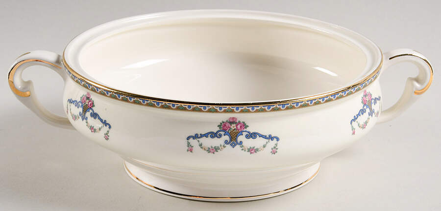Melrose Round Vegetable No Lid by Pope Gosser-1