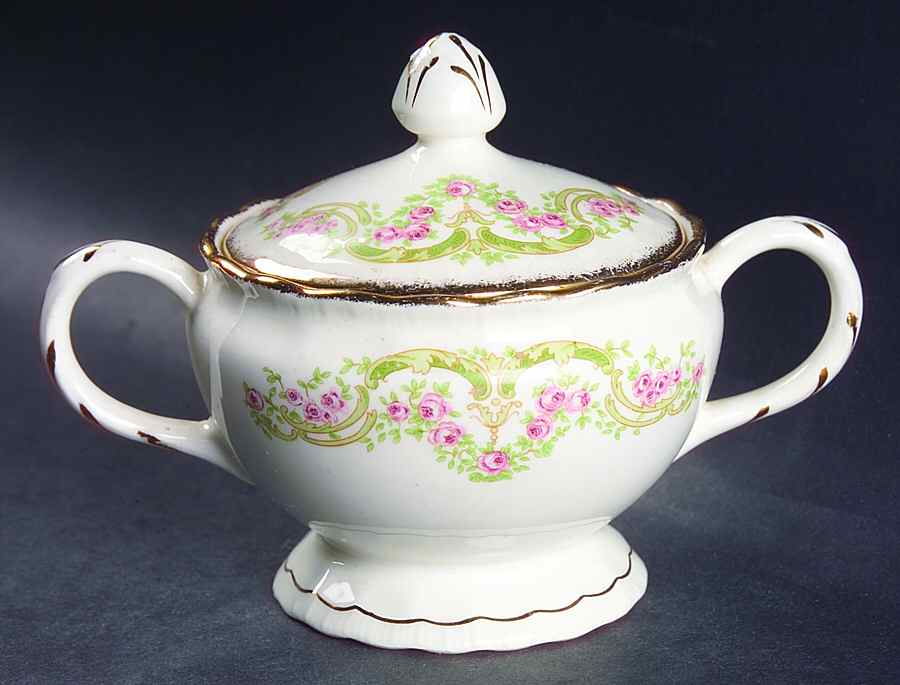 Milan Sugar Bowl & Lid by Pope Gosser-1