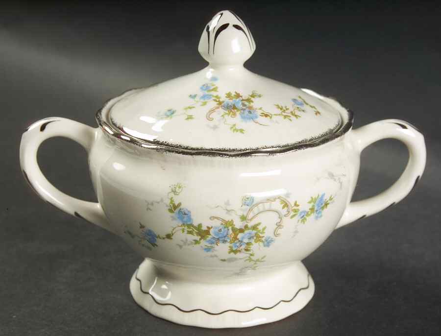 Minuette Sugar Bowl & Lid by Pope Gosser-1