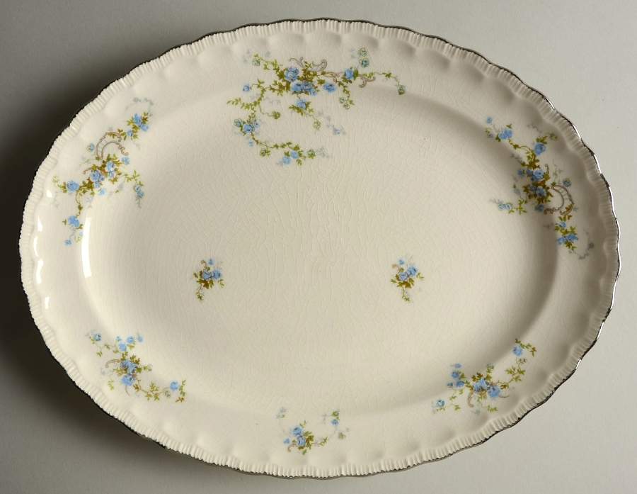 Minuette 13" Oval Serving Platter by Pope Gosser-1