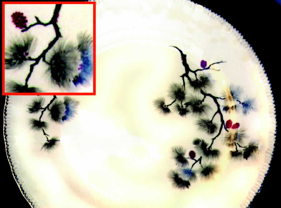 Misty Pine Dinner Plate by Pope Gosser-1