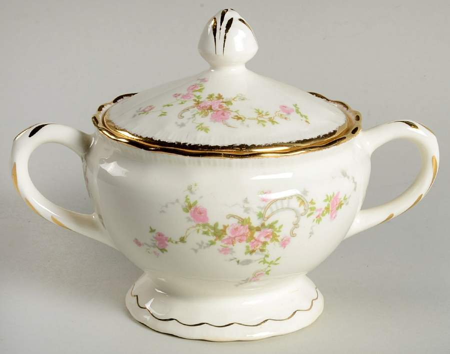 New Princess Sugar Bowl & Lid by Pope Gosser-1