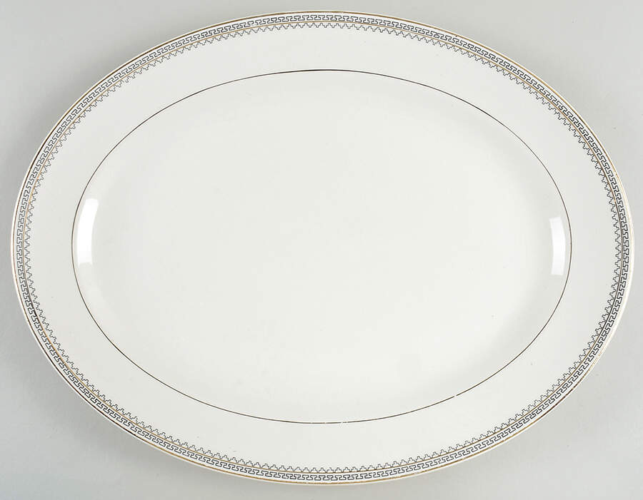 Oxford 15" Oval Serving Platter by Pope Gosser-1