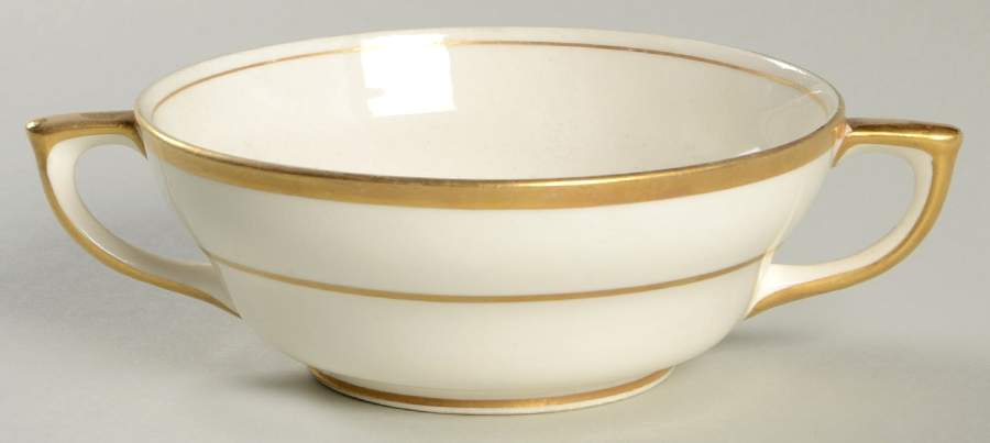 Pembroke Flat Cream Soup Bowl by Pope Gosser-1