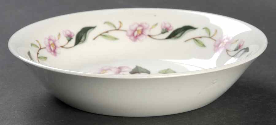 Pink Peony Fruit/Dessert (Sauce) Bowl by Pope Gosser-1