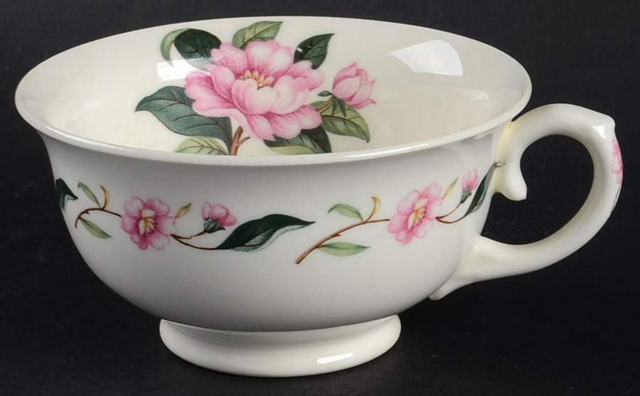 Pink Peony Footed Cup by Pope Gosser-1