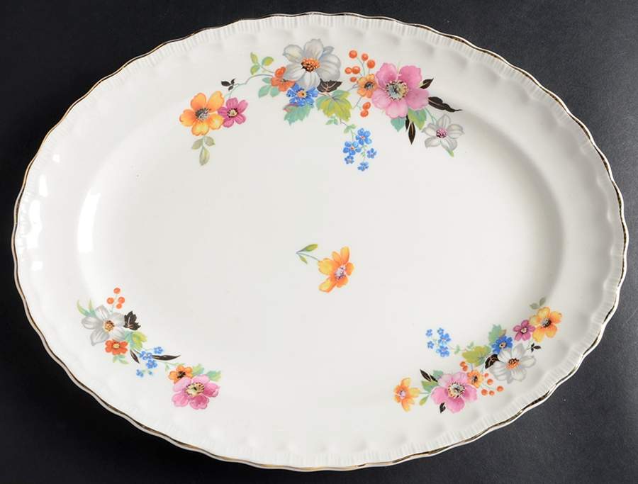 3188 13" Oval Serving Platter by Pope Gosser-1
