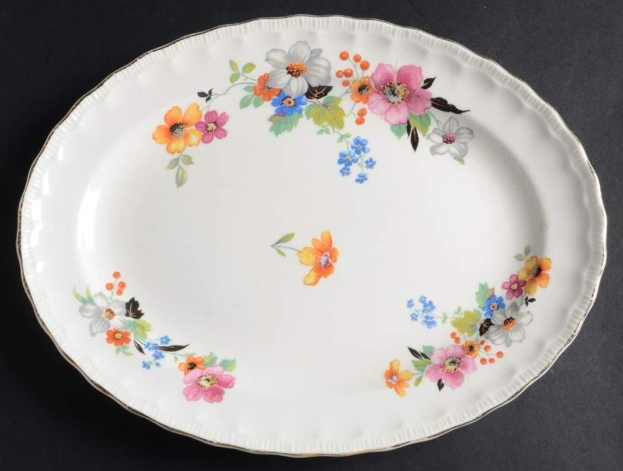 3188 11" Oval Serving Platter by Pope Gosser-1
