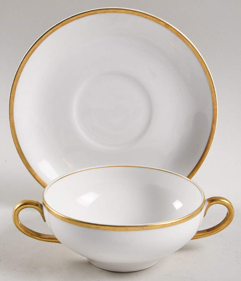 POP28 Flat Bouillon Cup & Saucer by Pope Gosser-1