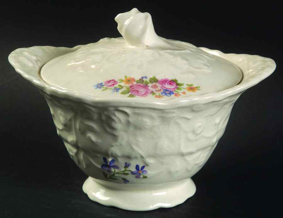 25004 Sugar Bowl & Lid by Pope Gosser-1
