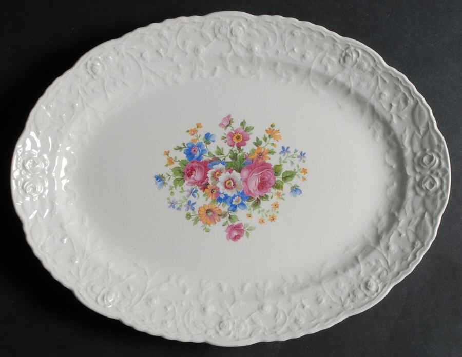 25004 15" Oval Serving Platter by Pope Gosser-1
