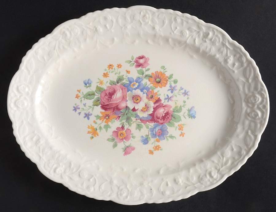 25004 11" Oval Serving Platter by Pope Gosser-1
