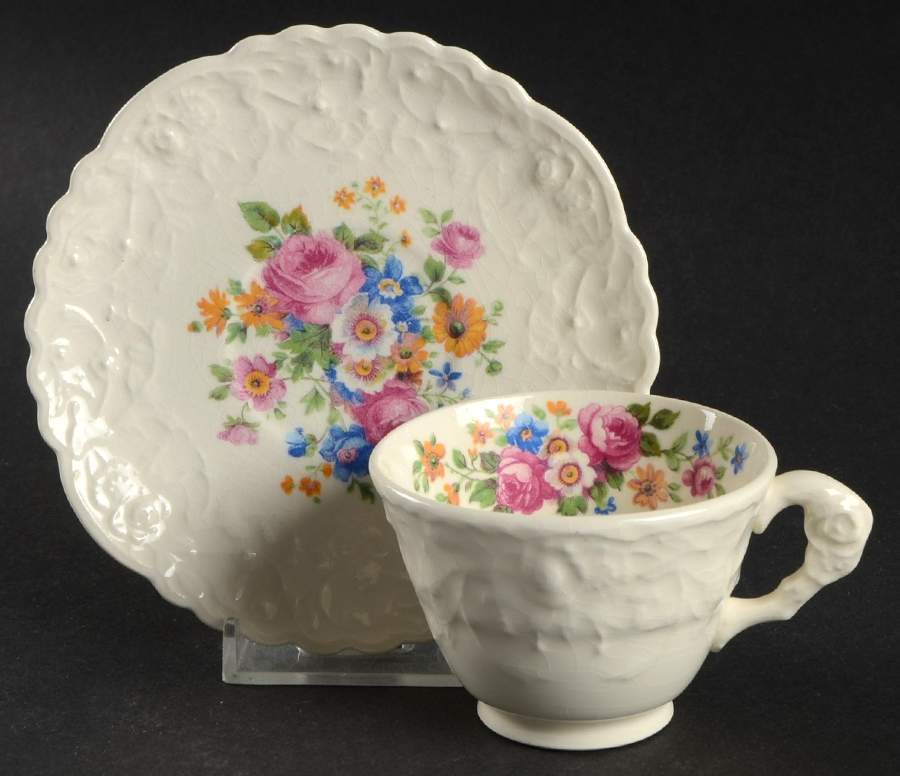 25004 Footed Demitasse Cup & Saucer Set by Pope Gosser-1